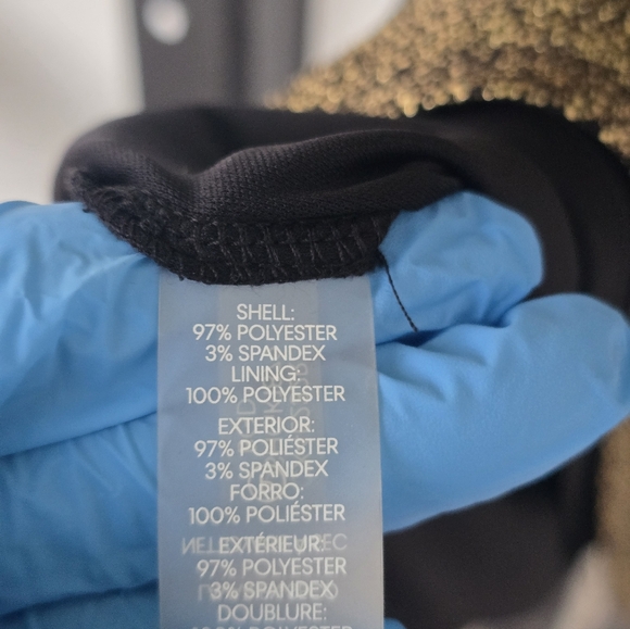 Calvin Klein Metallic Faux-Wrap Sheath Dress Sz 18W Plus Gold Women NWT - Picture 10 of 14